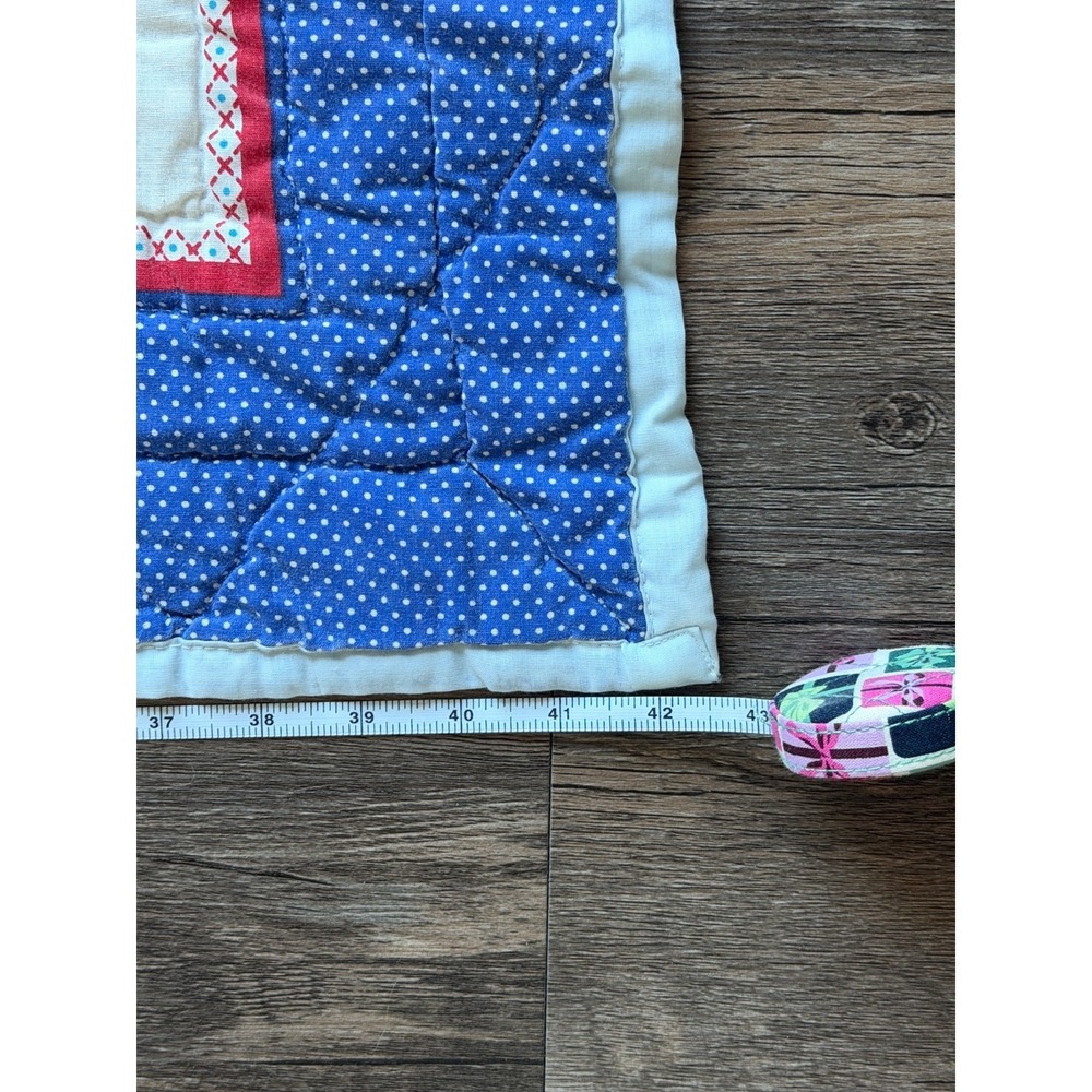 Vintage ABC Baby Blanket Quilt - Picture 4 of 5